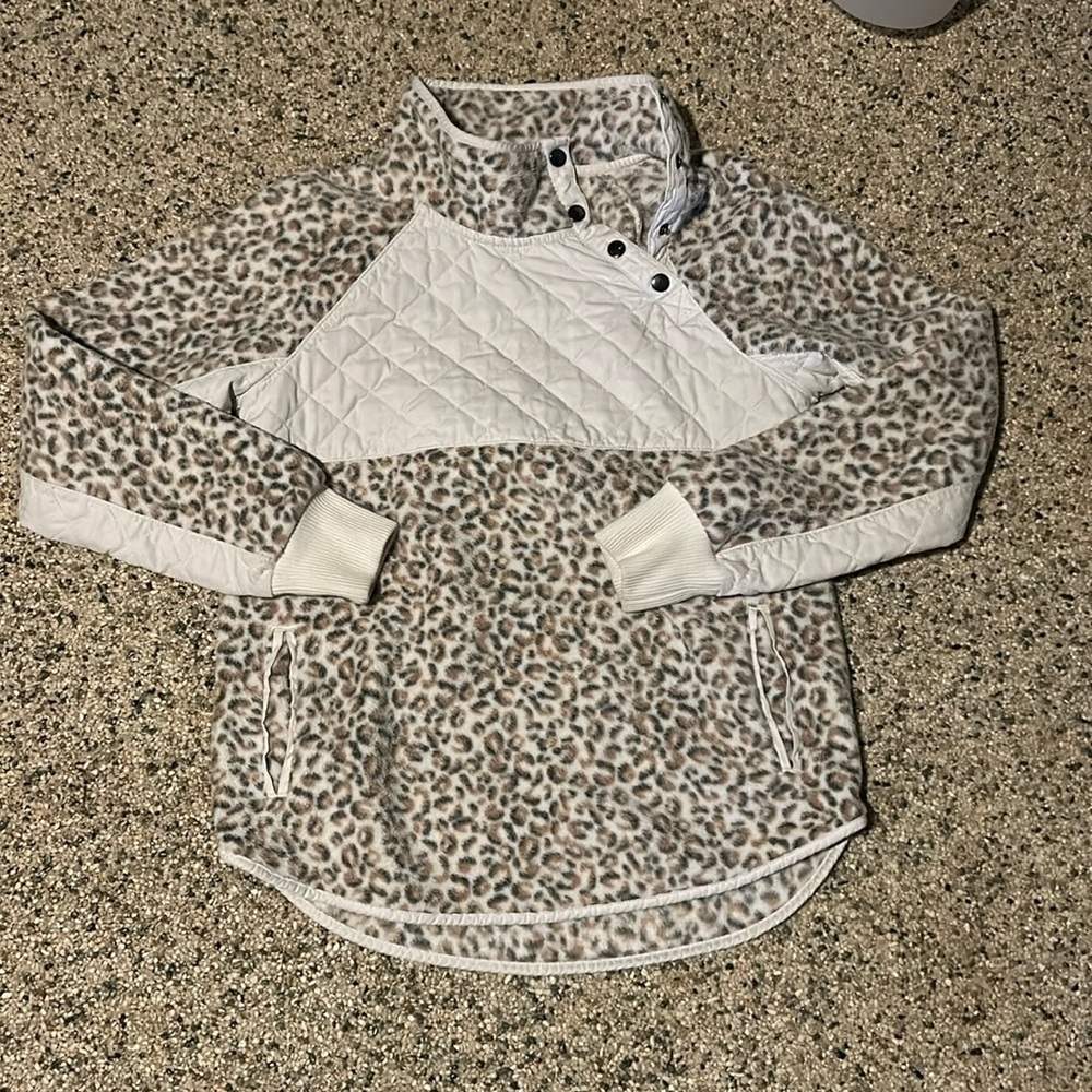 Abercrombie and Fitch leopard Sherpa